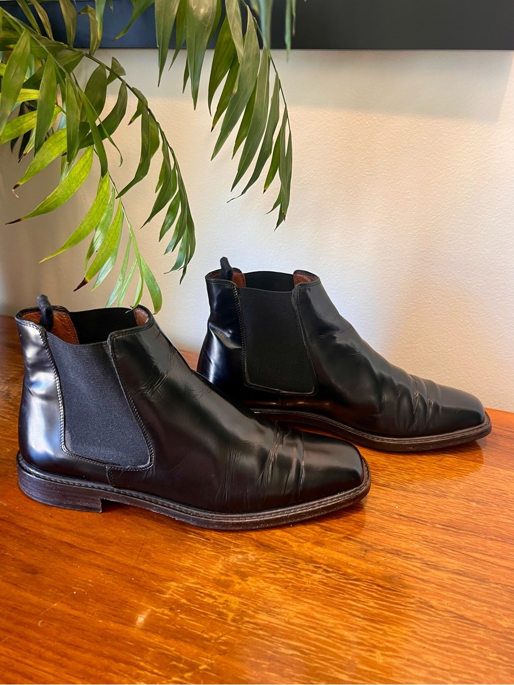 Fratelli Rossetti Black leather Chelsea Ankle Boots